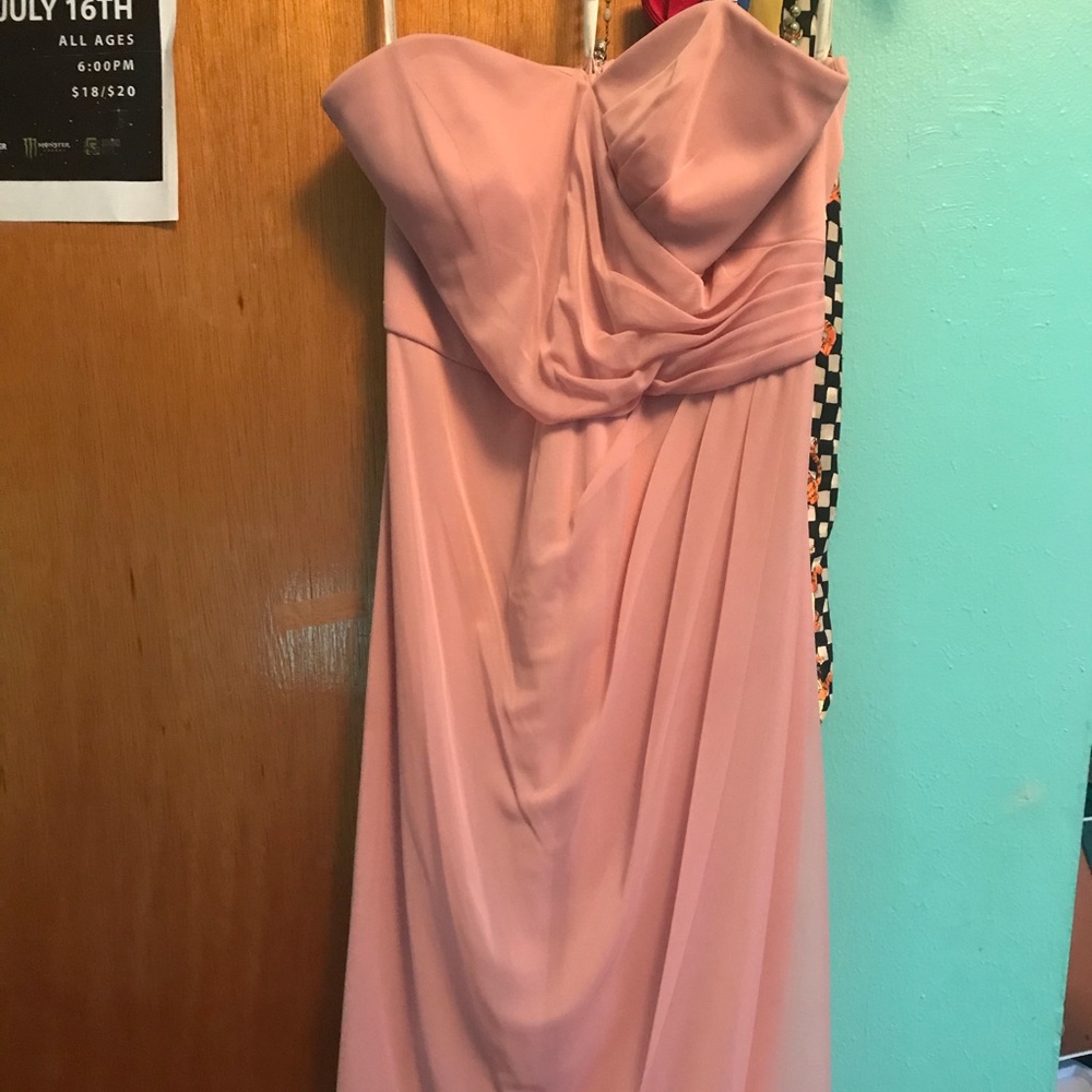 Pink Dress from David’s Bridal